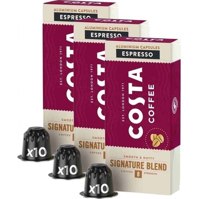 Costa Coffee Signature Blend Espresso kávové kapsle pro Nespresso 10 ks