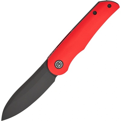 Petrified Fish PFE16 El Camino Black Stonewashed N690 Hard anodizing Red Aluminium PFE16RADW