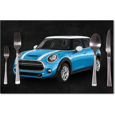 Sablio Prestieranie Mini sedan Čierne pozadie 40x30cm