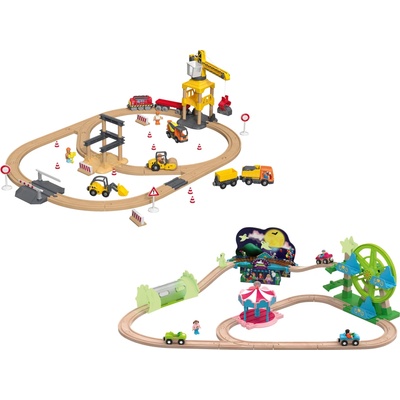 KidLand Dřevěná železnice Staveniště – Zboží Dáma