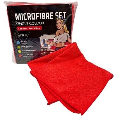 Marty´s Mikrovláknová utěrka 260GSM 40 x 40 cm červená 1 ks – Zbozi.Blesk.cz