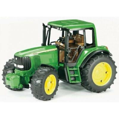 Bruder 1134 Traktor John Deere 6920 s čelním nakladačem a vlekem