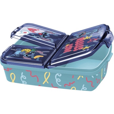 Lilo a Stitch Box na desiatu s 3 priehradkami Lilo & Stitch