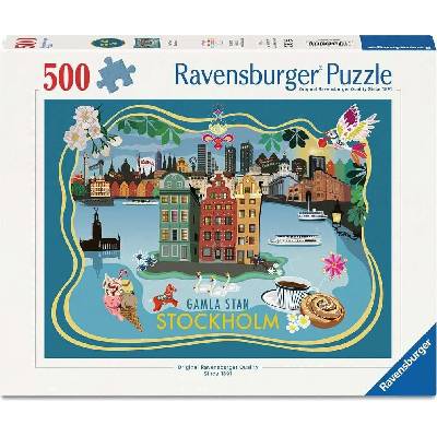 Ravensburger Gamla Stan Staré Město Stockholm 500 dílků