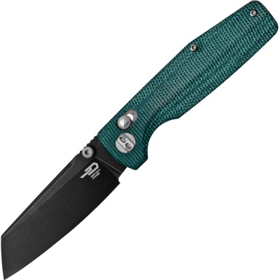 Bestech SLASHER D2, Černý stonewashed, Micarta BG43C-2