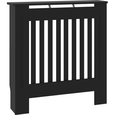 Kryt na radiátor MDF deska 78 x 81,5 cm černý