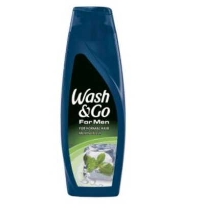 Wash&Go шампоан за коса, Мъжки, Ментол, 360мл