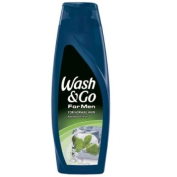Wash&Go шампоан за коса, Мъжки, Ментол, 360мл