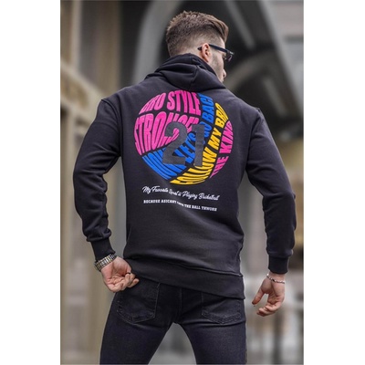 Madmext Мъжки суитшърт с качулка 6042 - Черен #361956 (361956_Черно)