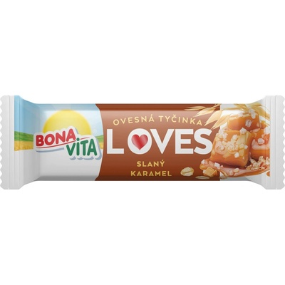 Bonavita Ovesná Tyčinka Loves slaný karamel 40g