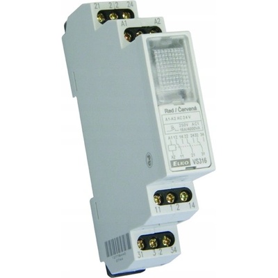 ELKO EP pomocné relé VS316/230V červené