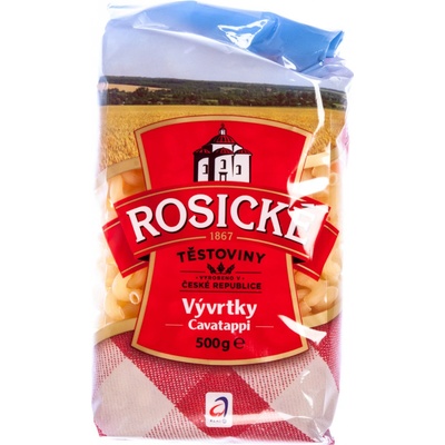 Rosické těstoviny Vývrtky bezvaječné 0,5 kg