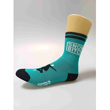 SNOWBITCH Socks Crew Green Black GREEN-BLACK