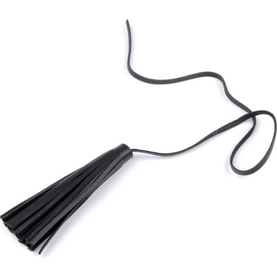 Prima-obchod Střapec imitace kůže 10 cm, barva 2 černá