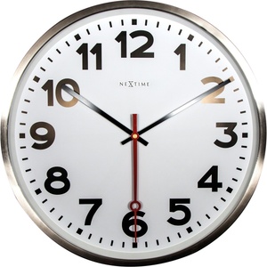 NeXtime Стенен часовник Super Station арабски цифри (3127AR)