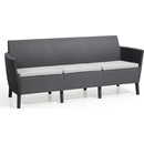 Allibert Salema 3 seater sofa - grafit