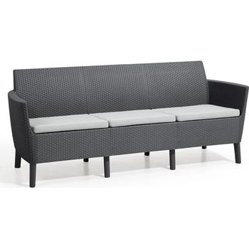 Allibert Salema 3 seater sofa - grafit