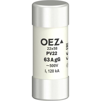 Pojistka válcová OEZ PV22 63A gG
