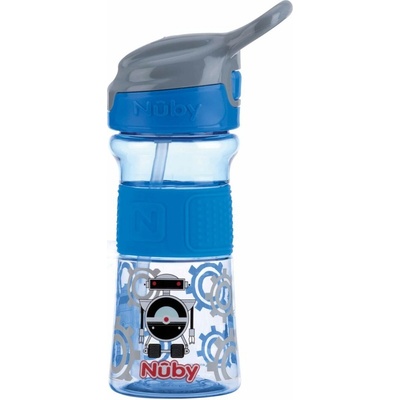 Nuby Fľaša športová s mäkkou sklápacou slamkou 360ml