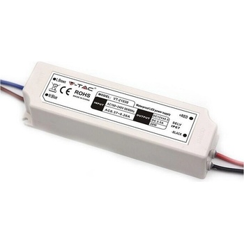 Image 1 of V-TAC LED Захранване Slim Plastic 30W 12V IP67 - 3271 (3271)