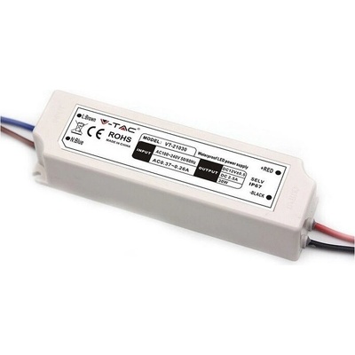 V-TAC LED Захранване Slim Plastic 30W 12V IP67 - 3271 (3271)