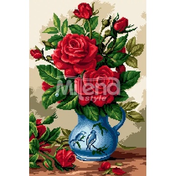 Image 1 of Milena Style Диамантен гоблен " Ваза с рози"