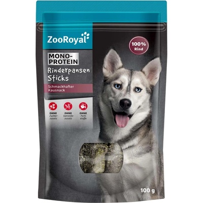 ZooRoyal tyčinky z hovězího bachoru 100 g