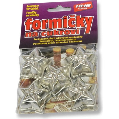 Formičky na cukroví 30 ks, hvězdička KHB