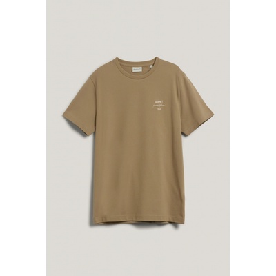 Gant Logo Script pique SS dried khaki