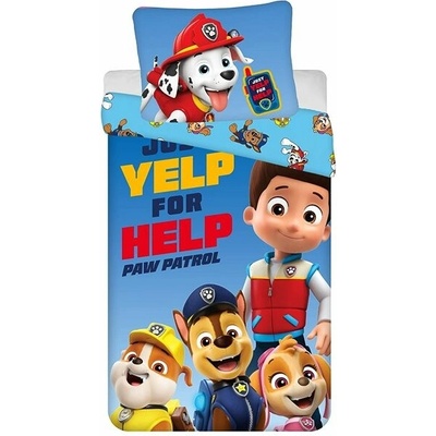 Jerry Fabrics obliečky Paw Patrol PP 427 Help 140x200 70x90