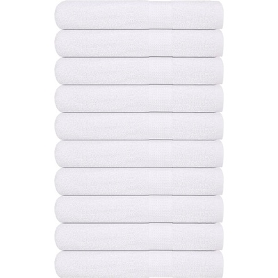 vidaXL Кърпи за сауна FROGN 10 бр. Бели 80x200 см 360 г/м2 (136663)