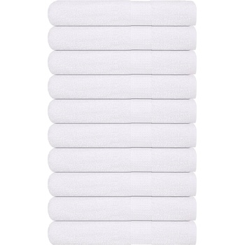 vidaXL Кърпи за сауна 10 бр бели 80x200 см 360 gsm 100% памук (136663)