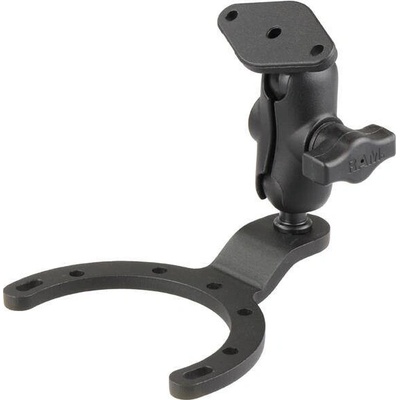 RAM MOUNTS RAM® sestava - základna na víčko nádrže s krátkým ramenem a základnou tvaru diamantu