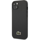 Pouzdro Lacoste Iconic Petit Pique Logo iPhone 14 Plus - černé