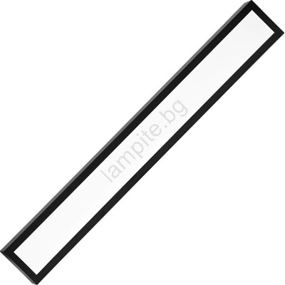 Ecolite TL1902-36W/CR - LED Плафониера LED/36W/230V 4100K 124 см черен (EC0401)