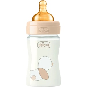 Chicco Стъклено шише Chicco - Original Touch, 150 ml, 0м+ (N0264)
