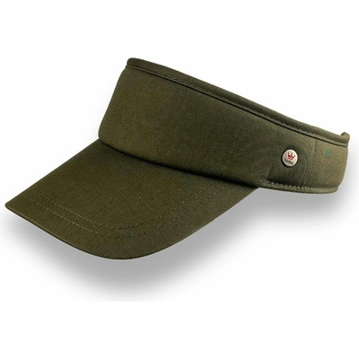 KRUMLOVANKA Letní bavlněný kšilt se suchým zipem Ba-34518103 khaki