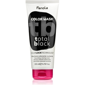 Fanola Color Mask Възстановяваща цветна маска За коса TOTAL BLACK 200ml