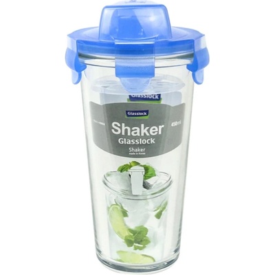 Glasslock Sklenená dóza Shaker 450 ml 8,5 x 16 cm