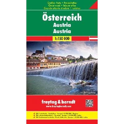 GAOEN Velký autoatlas Rakouska