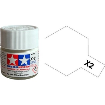 Tamiya barva akryl X-2 White 10 ml