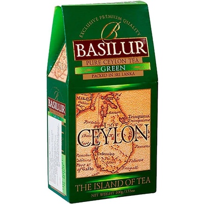 Basilur Island of Tea Ceylon Green papier 100 g