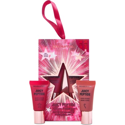 Revolution Beauty Juicy Peptide Mini Glossy Lip Balm Gift Set