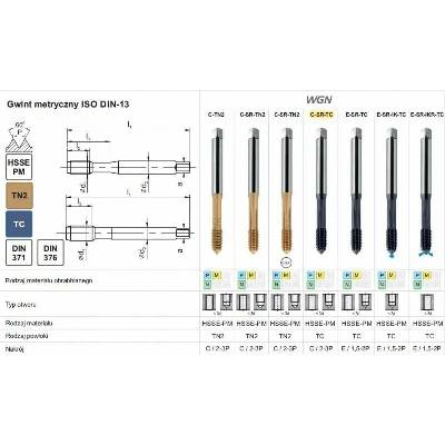 Fanar BREADING M 6 DIN 371-C 6HX SR HSSE-PM WGN TiCN