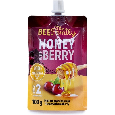 Honey Berry Včelí med s brusinkou 100 g