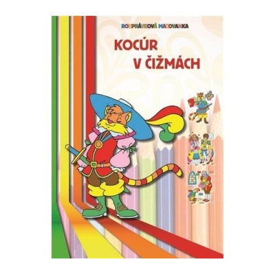 Maľovanka Kocúr v čižmách