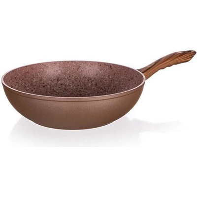 Banquet Pánev WOK s nepřilnavým povrchem SMART STONE Brick 28 x 5,3 cm