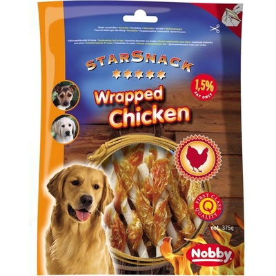 Nobby StarSnack Wrapped Chicken tyčinky s kuřecím masem 375 g