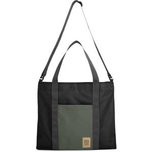 Topo Designs Чанта за рамо Topo designs Mountain Essential Tote Shoulder bag - Black / Neutral - размер One Size (510-6439-0211)