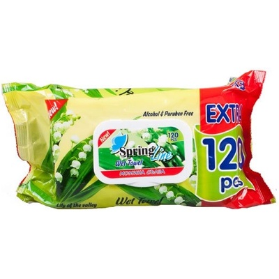 Spring Line Мокри кърпи 120бр - Момина сълза (273)